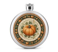 Grande flasque citrouille en acier inoxydable pour liqueur, bouteille de vin portable de poche ronde pour boisson 140 ml