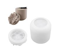 Grande fleur en résine de silicone robuste pour moulages époxy, bijoux, plats, bocaux, fournitures artisanales, projets en silicone