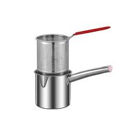 Grande friteuse à lait épaisse pour la randonnée, le restaurant, la salle à manger, petite taille 1,2 l