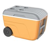 Grande Glacière mobile avec roulettes 52 litres EDA - Orange