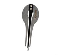 Grande harpe à mâchoire en acier inoxydable de 12,6 cm, instrument à bouche ethnique russe portable pour l'éducation musicale débutants, finition chromée, son réglable, taille compacte, légère pour la