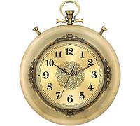 Grande Horloge Murale de la Montre de Poche rétro à Chiffre de 40 cm Roman - Perfect pour Tout Salon, salles à Manger, Cuisine, Couloir, Salon, véranda ou Chambre à Coucher