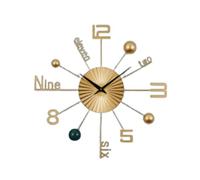 Grande Horloge Murale Fashion Luxury Personnalité Corloges murales silencieuses Mouvement rétro Horloge décorative Classique pour Le Salon Non coché