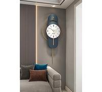 Grande horloge murale moderne avec grand pendule - Silencieuse, sans tic-tac, fonctionne avec piles, chambre à coucher, salle de bain, bureau, décoration d'intérieur