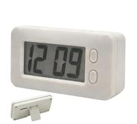 Grande Horloge Numérique De Voiture - Mini Affichage De L'heure LED, Affichage Silencieux Et Étanche | Compteur De Temps De Tableau De Bord Pour Utilisation De Bureau Intérieur De Véhicule Électrique