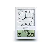 Geemarc VISO50_WH_VDE radiopiloté(e) Horloge murale blanc