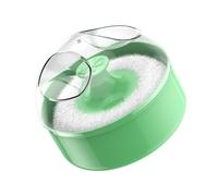 Grande houppette à poudre pour le corps de bébé et récipient vide pour poudre libre avec étui souple