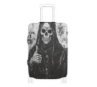 Grande housse de bagage élastique lavable pour bagages de 45,7 à 81,3 cm, crâne de dieu de la mort, XL 29-32 in