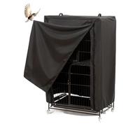 Grande housse de cage à oiseaux | Housse de protection respirante et lavable pour cage à oiseaux la nuit, accessoires carrés imperméables pour perruches, perroquets, calopsittes
