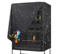 Grande housse de cage à oiseaux - Protection anti-poussière pour meubles perroquets | Couverture de nuit confortable pour perruches, petits animaux avec motif mignon, tissu Oxford 210D imperméable, ta