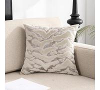 Grande Housse De Coussin Carrée Rectangulaire En Tissu Jacquard à Poils CoupéS, Housses Oreiller DéCorative, Taie D'Oreiller D'Appoint Moderne for Canapé, Fauteuil, Salon(Beige,30x50 cm (1pc))