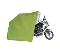 Grande Housse de Moto d'extérieur en Tissu Oxford 600D avec Trou de Verrouillage, abri de Rangement Robuste pour Moto, Garage Moto Pliable et étanche, Vert(8.5 * 4.2 * 5.2ft)