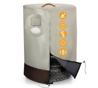 Grande Housse de Pneu pour Le Rangement, Sac de Rangement pour pneus 420D Durable, étanche à l'eau et à l'intérieur, Housse de Protection Universelle Contre la poussière avec Fermeture éclair étanche