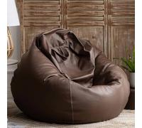 Grande housse de pouf écologique de 1 m, non remplie pour chaise d'extérieur, salon, chambre à coucher, jardin, parfaite pour les jeux et les films (couleur)