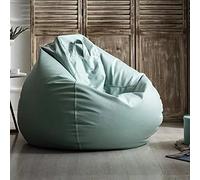Grande housse de pouf poire de luxe imperméable en similicuir pour extérieur, sans remplissage, idéale pour se détendre dans le salon et la terrasse, parfaite pour adultes et enfants