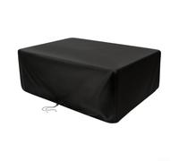 Grande housse de protection UV pour barbecue de table Noir 43,2 x 43,2 x | Matériau 210D robuste, revêtement résistant aux intempéries, 71,1 x 53,3 x 43,2 cm, anti-UV pour la protection contre les