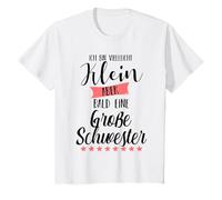 Grande idée de cadeau pour sœur avec inscription « Ich bin peut-être kleine ». T-Shirt