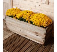 Grande jardinière en bois de pin MAXI cm. 40x120x40 h