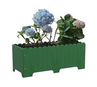 Grande jardinière en Bois extérieure avec Doublure imperméable, lit de Jardin surélevé pour légumes Herbes aromatiques Patio Balcon arrière-Cour