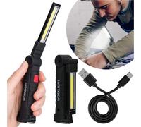 Grande lampe de poche d'atelier 4 en 1 rechargeable avec aimant Lampe LED de camping Lampe d'atelier BLIXTAR
