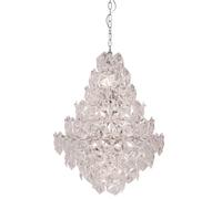 Grande lampe suspendue By Rydéns Monarque Blanc 75x58 cm