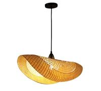 Grande Lampe Suspendue, Lustre, luminaires, décorations suspendues, Lampe Japonaise Rustique avec Cordon réglable pour Salon, Chambre à Coucher, 27,5 Pouces, a, 60 cm