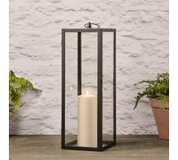 Grande Lanterne de Jardin Bowen de 60 cm avec Bougie TruGlow® et Télécommande
