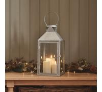 Grande Lanterne d'Extérieur Hayle en Métal, avec Bougie TruGlow®