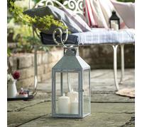 Grande Lanterne d'Extérieur Hayle en Métal, avec Bougie TruGlow®