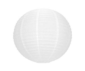 Grande Lanterne Japonaise Blanche, diam. 50 cm, Lampion Boule Papier Blanc, à Suspendre