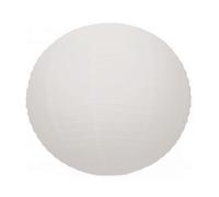 Grande Lanterne Japonaise Gris clair diam. 50 cm Lampion boule Papier gris à suspendre