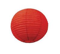 Grande Lanterne Japonaise Rouge, Lampion boule Papier, 50 cm, à suspendre - Unique