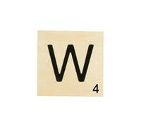 Grande lettre en bois façon scrabble 10 cm Lettre