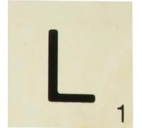 Grande lettre en bois façon scrabble 10 cm Lettre
