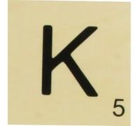 Grande lettre en bois façon scrabble 10 cm Lettre