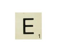 Grande Lettre En Bois Façon Scrabble 10 Cm Lettre E