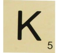 Grande Lettre En Bois Façon Scrabble 10 Cm Lettre K