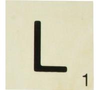 Grande Lettre En Bois Façon Scrabble 10 Cm Lettre L