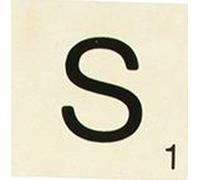 Grande Lettre En Bois Façon Scrabble 10 Cm Lettre S