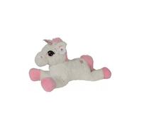 Grande Licorne Couchee Blanche 80cm - Peluche Nicotoy Enfant