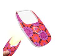 Grande loupe 5X, loupe légère Pleine Page - Loupe de Poche éclairée 5X,Loupe de Page portative à lumière LED pour Personnes âgées, Adultes et Grand-père