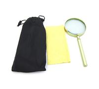 Grande loupe de lecture portable en verre 30x pour personnes âgées et enfants, 65 mm