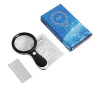 Grande loupe de lecture portative 10X pour personnes âgées et enfants, outil de lecture pour la lecture de livres journaux