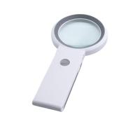 Grande loupe lumineuse avec 18 LED et support pour lire, fermer, travailler, bijoux, dégénérescence maculaire