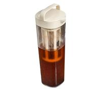 Grande machine à café Cold Brew, cafetière à froid | 1100 ml avec poignée - Pot à jus d'été portable avec filtre - Fruits glacés pour appartement Home Dormitory Café