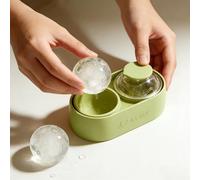 Grande machine à glaçons ronde pour whisky - Double sphère pour une expérience cocktail parfaite 061357