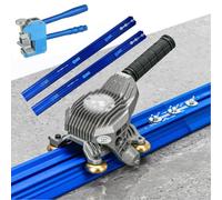 Grande machine de découpe manuelle de carrelage avec ventouses, coupe-carreaux de porcelaine jusqu'à 2,2 m, couteau poussoir et pince à carrelage inclus pour sols