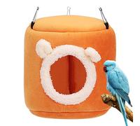 Grande maison chauffante pour oiseaux - Accessoires de cage pour animaux de compagnie avec crochets qui sont stables et chauds pour les périodes froides - Matériau réutilisable et lavable pour vous
