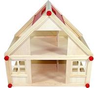 grande maison de poupées FREDA en bois 40x25x38cm NOUVELLE