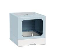Grande Maison de Toilette Chat Pliable avec Couvercle,Bac de Tiroir et Pelle à Litière,Portable, Bac à Litière Fermé Compartiment Inférieur Amovible pour Un Nettoyage Facile